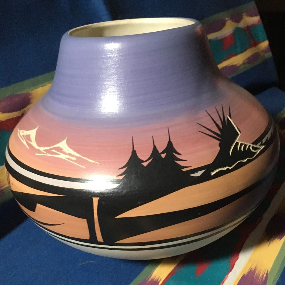 Native American Vessel & Bell